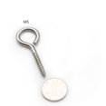 thumbnail image 2 of M5 * 65MM 304 Acero inoxidable Tornillo de anillo automático Tornillo de rosca Oveja Círculo Ojo redondo Tornillo autorroscante Tornillo de rosca automático Anillo de apriete manual 10PCS, 2 of 5