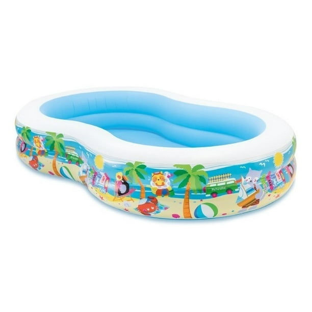 Piscina Inflable Infantil Rectangular Centro Marino Intex Intex 56490
