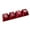 Red, variant on AOOOWER Aluminum Alloy Keycaps Enamel Coating for Personalizing Mechanical Keyboards
