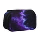 thumbnail image 1 of Disketp Purple And Blue Nebula Estuche de Lápices de Doble Capa con Tapa Abatible y Cremallera, Organizador Escolar para Adolescentes y Adultos, 1 of 7