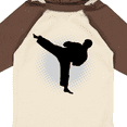 thumbnail image 4 of Inktastic Karate Martial Arts Silhouette Sports Boys Long Sleeve Baby Bodysuit, 4 of 5