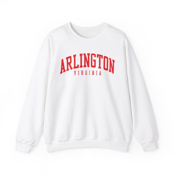 Arlington Virginia VA Sweatshirt Gifts Crew Neck Shirt Long Sleeve Unisex