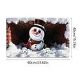 thumbnail image 3 of Christmas Diatomite Doormat Absorbent Entryway Rug, Mud Resistant Indoor Outdoor Mat, Quick Dry Short Pile Non Slip Rubber Backing, Easy Clean Front Door Mat for Winter Decor, 3 of 6