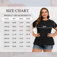 thumbnail image 2 of LANREMON Summer Short Sleeve T Shirts for Women Plus Size Casual Crew Neck Tshirts Side Split Oversized Tunic Tops Black Blouse 26 Plus, 2 of 5