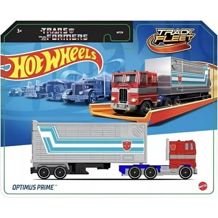 Hot Wheels Track Fleet Optimus Prime Die Cast Car