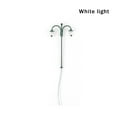 thumbnail image 4 of Advancent Modelo de lámpara de vía férrea, escala 1:87, tamaño de camino, accesorios de paisaje, cabezas, farola de Metal LED decorativa para Artesanía Verde (luz blanca) Advancent HA066884-05, 4 of 6