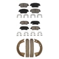 thumbnail image 1 of Transit Auto Front Rear Ceramic Brake Pads and Parking Shoes Kit for Car Kia Optima with Electric KCN-100259, 1 of 11