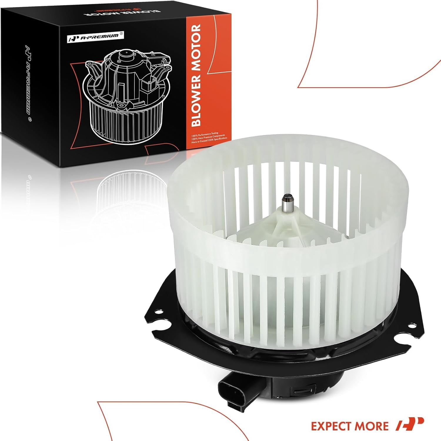 A-Premium Heater Blower Motor with Fan Cage Replacement for Chevrolet GMC C4500 C5500 C6500 C7500 Kodiak 2003-2009 Express Savana 1500 2500 3500 4500