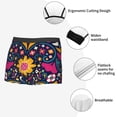 thumbnail image 5 of Wukai Cinco De Mayo Floral Print Men’s Underwear Breathable Boxer Briefs,&nbsp;Moisture Wicking & Breathable-Small, 5 of 7