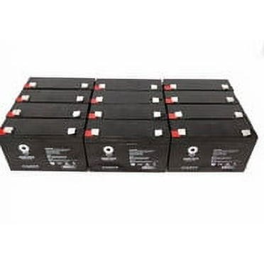 SPS Brand 6V 12 Ah Replacement Battery (SG06120T2) for APC RBC52 (12 Pack)