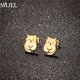 thumbnail image 1 of SMJEL-pendientes con pasador de acero inoxidable para mujer y niña, joyería para perro salchicha, Chihuahua, accesorios para gatito, 1 of 2