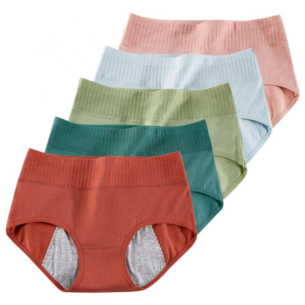 520 Cotton MID Waist Menstrual Underwear Leak Proof Period Panties