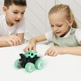 thumbnail image 5 of Aonerit Monster Trucks for Boys, Pull Back Vehicles Cars for Toddlers, 360° Rotation 4 Wheels Drive Durable Friction Cars Powered Push and Go Toys Truck Playset Gift for Kids, 5 of 9