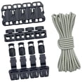 thumbnail image 1 of Kit de actualización de cordón elástico para mochila con mayor capacidad de almacenamiento, cordón elástico resistente para escalada Gris, 1 of 8
