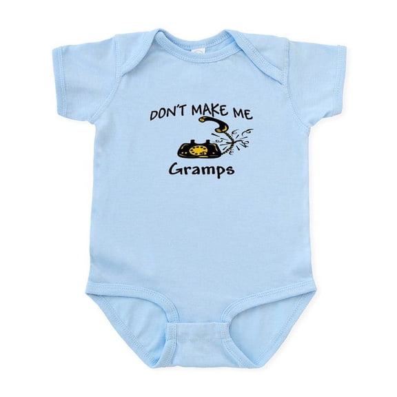 CafePress - Call Gramps With Black Phone Infant Bodysuit - Baby Light Bodysuit, Size Newborn - 24 Months