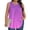 Purple, variant on Vivianyo HD Women's Plus Size Ombre Gradient Pleated Sleeveless Tank Top, Casual Loose Flowy Tunic Vest, Women's Black, Sizes L-5XL
