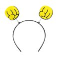 thumbnail image 1 of Cartoon Headband Spring Design Smile Pattern Rock Paper Scissors Decor Hair Hoop Stable to Wear Hair Accessory, 1 of 8