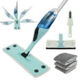 thumbnail image 1 of MesaSe Microfiber Spray Mop with 3 Washable Mop Pads 360° Rotating Floor Spray Mop Cleaner with Scraper Flat Mop with Sprayer 550ML Spray Bottle for Home Kitchen, 1 of 7