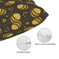 thumbnail image 3 of Fotbe Cute Cartoon Bees Funda de Almohada Decorativa Estilo Occidental, Lujo en Algodón, Fundas para Almohadas King, Cojín Estampado para Decoración del Hogar-16"x24", 3 of 6