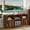 Walnut, variant on Large Record Player Stand, Vinyl Record Storage Cabinet with Power Outlet, Turntable Stand for Living Room, Walnut