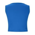 thumbnail image 6 of ZQGJB Summer Womens Square Neck Tank Tops Trendy Solid Color Basic Workout Tees Shirt Casual Sleeveless Athletic Cami Shirts 2025 Blue S, 6 of 7