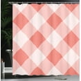 thumbnail image 4 of Ambesonne Coral Shower Curtain, Vintage Old Fashion Art, 69"Wx84"L, Coral Cream, 4 of 5