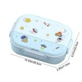 thumbnail image 3 of Lonchera térmica de acero inoxidable para niños | Diseño compartimentado de grado alimenticio 316 | A prueba de fugas y fácil de transportar para estudiantes, 3 of 6