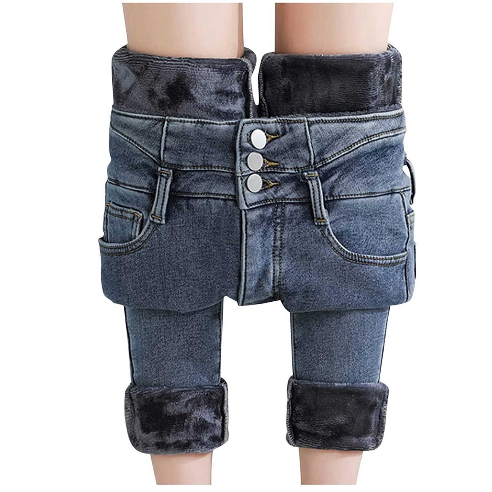 High Waisted Leggings Warm Pants 