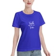 thumbnail image 2 of Faith Over Fear Women'S Basic Short Sleeve T-Shirt Blue Small, 2 of 5