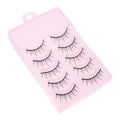 thumbnail image 4 of Houderco 5Pares Pestañas Postizas Negras Para Maquillaje Con Apariencia Natural Y Uso Cómodo, 4 of 8