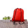 thumbnail image 2 of Mochila con cordón de 5 colores, bolsa plegable impermeable, almacenamiento deportivo para viajes en casa (rojo), 2 of 5