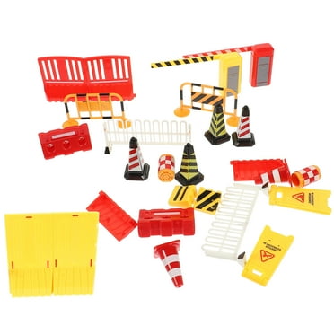 Models Traffic Cones Party Decorations Mini Road Kids Toy Kids' Toys Roadblock Simulation Props Cake Plastic Child