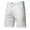 A07 White, variant on Mens Chino Shorts Button Closure Cuffed Hem Short Pants for Men Loose Casual Everyday Going Out Office Work Pant with Pockets