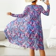 thumbnail image 4 of Women's 3-Piece Bikini Set with Long Sleeve Cover Up S-XL, 4 of 7