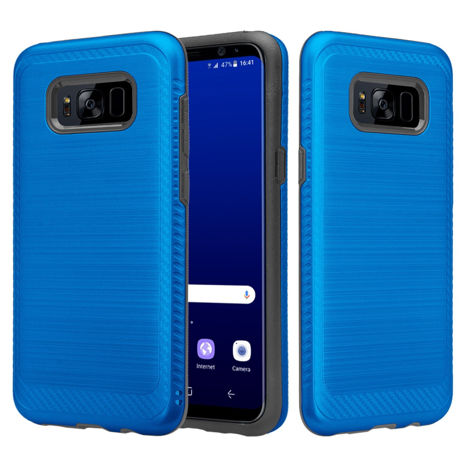 For Samsung Galaxy S8 Plus Case, Slim Hybrid EZ Grip Dual Layer[Shock