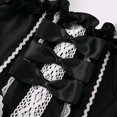 thumbnail image 6 of Sweet Lolita Dress Princess Lace Court Skirts Fashion Women Vintage Gothic Bow Lace Flounce Long Sleeve Patchwork Dress, 6 of 7
