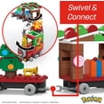 thumbnail image 4 of Set de juguetes de construcción MEGA Pokémon Holiday Train 373 piezas para niños, 4 of 6