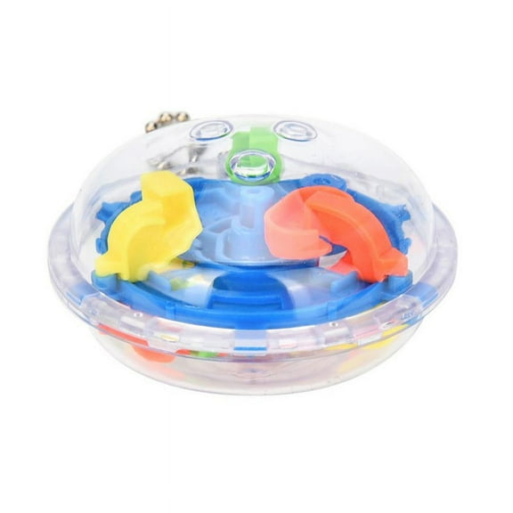 Maze Ball for_Ki-Ds, 3D interactive Maze Sphere Game (8Cm) Labyrinth Puzzle Ball_Ki-Ds_Edu-Cation Toys Magical Puzzle Brain Teaser Favors Keychain in Colorful Designs Birthday Party Gift