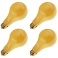 thumbnail image 2 of Industrial Performance Specialty 100A21/Y, 120 Volt, A21 Yellow Light Bulb (4 Pack), 2 of 2