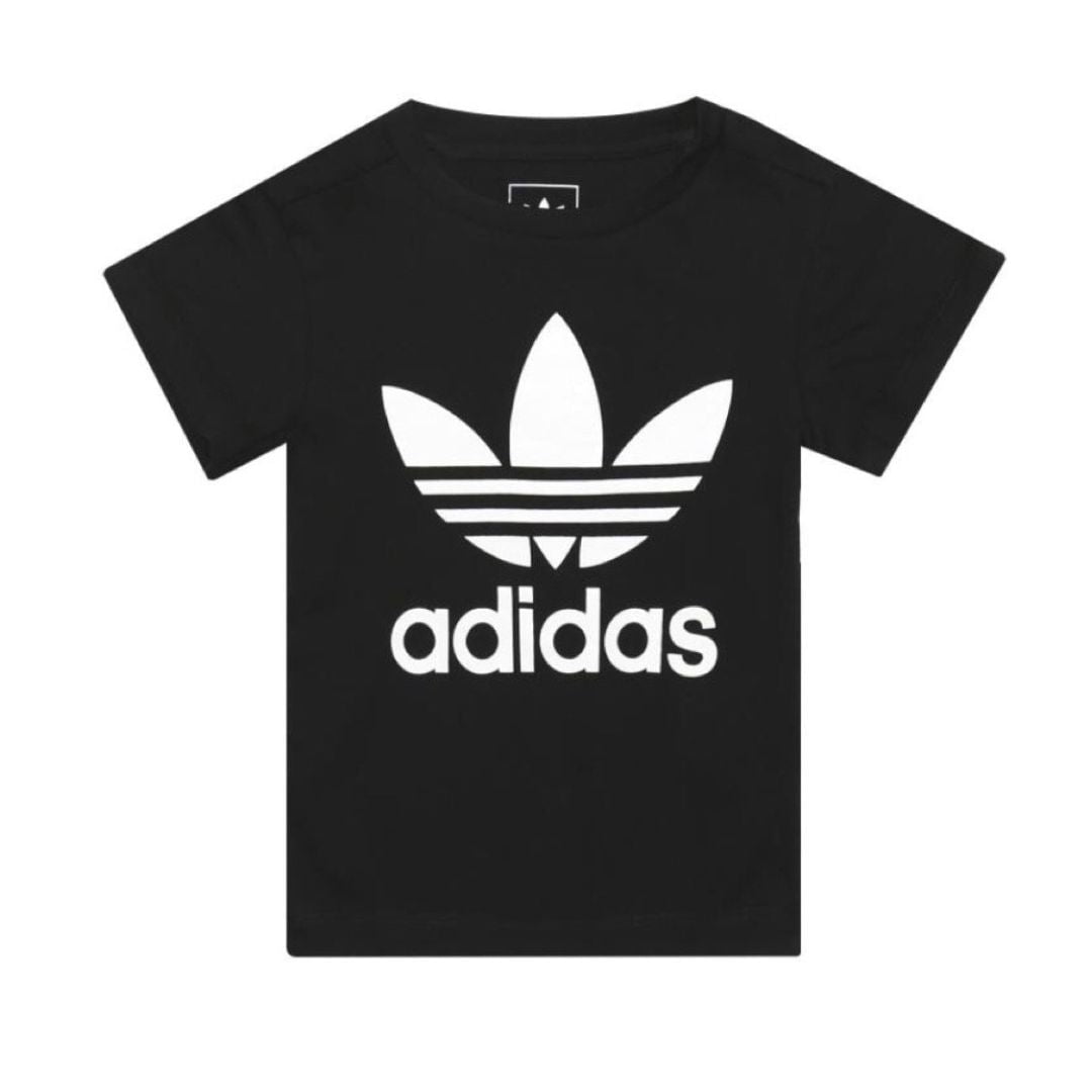 Children's Original Trefoil TShirt Black/white Size 4 Years Cotton