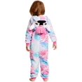 thumbnail image 2 of Pyjama pour Filles - Grenouillère Couverture en Peluche à Fermeture Éclair pour Enfants avec Animaux, 2 of 6