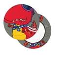 thumbnail image 2 of Balery Dinosaur Super Hero Cartoon Velvet Round Bar Chair Cushion Cover Adjustable, Protects From Scratches And Stains, Soft & Washable Ideal For Wooden And Metal Stools - 14 Inch, 2 of 7
