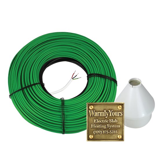 WarmlyYours Embedded Electric Snow Melting Kit with 85.5’ Heating Cable (240V) and Automatic Control