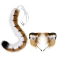 thumbnail image 4 of Conjunto de orejas y , Aro para el pelo con orejas de tigre, Cosplay para mujeres y niñas, vestido de dibujos animados para niños y, 4 of 8