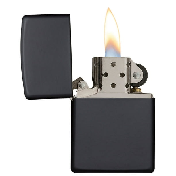 Zippo Classic Black Matte Lighter - Walmart.com