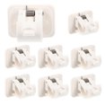 thumbnail image 1 of 8pcs Curtain Rod Bracket Self Adhesive Curtain Rod Holders Curtain Rod Hooks, 1 of 3