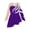 Purple, variant on MSemis Girls Sequin Rhinestone Lyrical Skating Dance Dress Dancewear