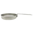 thumbnail image 3 of Graflsoa Compact Titanium Cookware Set: 1600ml Pot & 750ml Pan with Foldable Handles for Camping & Hiking Adventures, 3 of 6