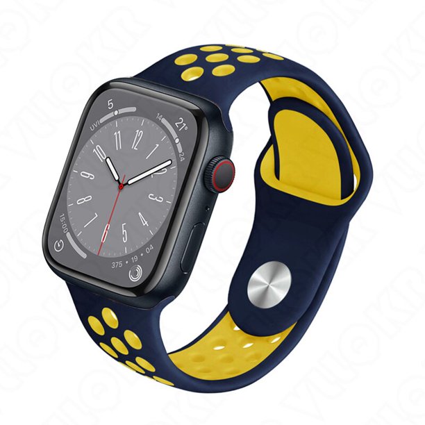 Correa para apple watch banda de silicona 45mm 44mm Ultra 49mm 41mm 40mm 38mm 42mm 45 mm Pulsera deportiva iWatch series 7 3 4 5 6 SE 8 Dengxun unisex