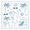 Blue 7, variant on Manfei Linear Pearl Oyster 7-Piece Twin Bedding,Bow Starfish Wine Bedding Comforter Set,Light Gray Reversible